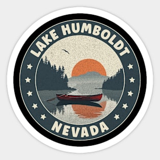 Lake Humboldt Nevada Sunset Sticker